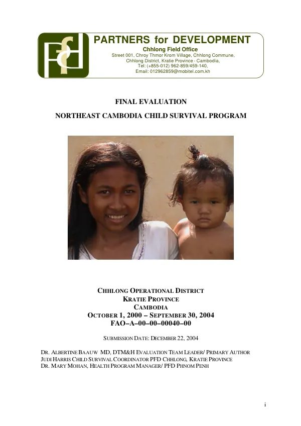 YMCA of the USA, International Division -- matching grant V : annual report