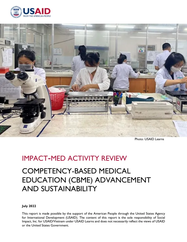 IMPACT-MED ACTIVITY REVIEW: COMPETENCY-BASED MEDICAL EDUCATION (CBME) ADVANCEMENT AND SUSTAINABILITY