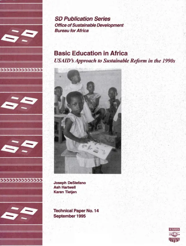 Basic education in Africa : USAID"s approach to sustainable development in the 1990s