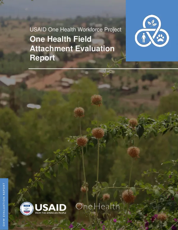 One health field attachment evaluation report