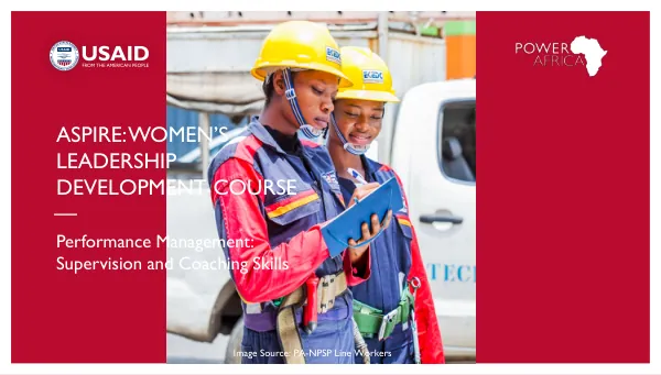 PROFESSIONAL SKILLS DEVELOPMENT COURSE FOR WOMEN IN THE ENERGY SECTOR