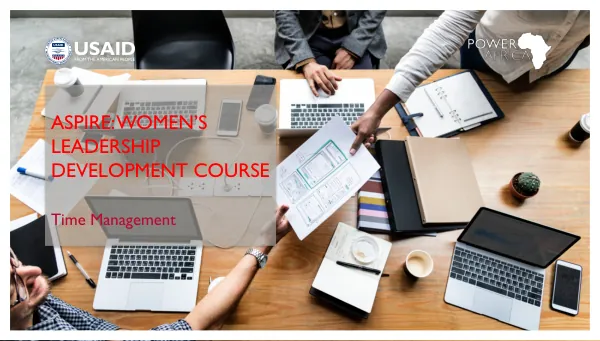 Professional Skills Development Course for Women in the Energy Sector