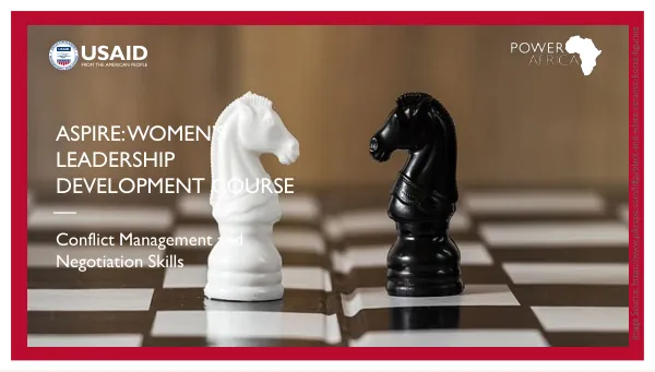 Professional Skills Development Course for Women in the Energy Sector
