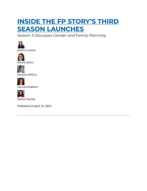 Inside the FP Story's Third Season Launches