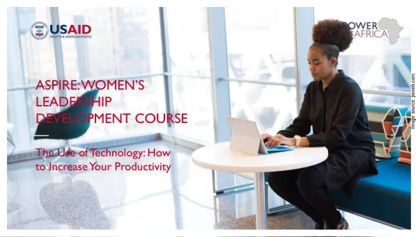 Professional Skills Development Course for Women in the Energy Sector