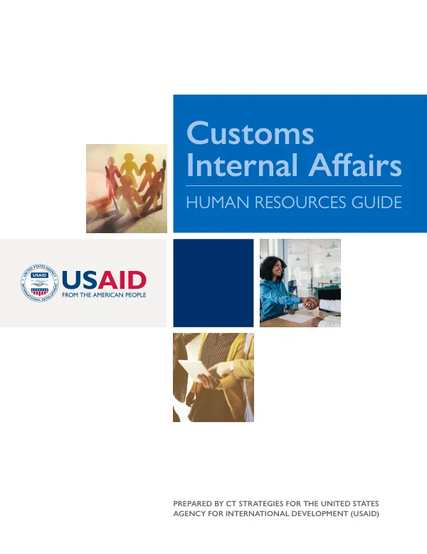 Customs Internal Affairs Human Resources Guide