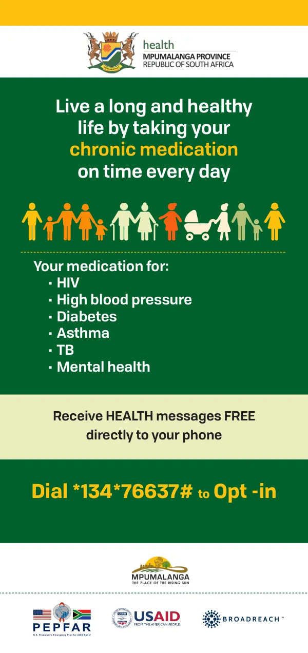 Live a long and healthy life by taking your chronic medication on time every day