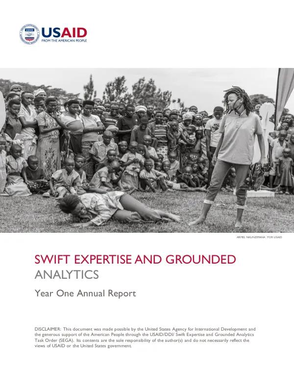 USAID SEGA Year 1 Annual Report