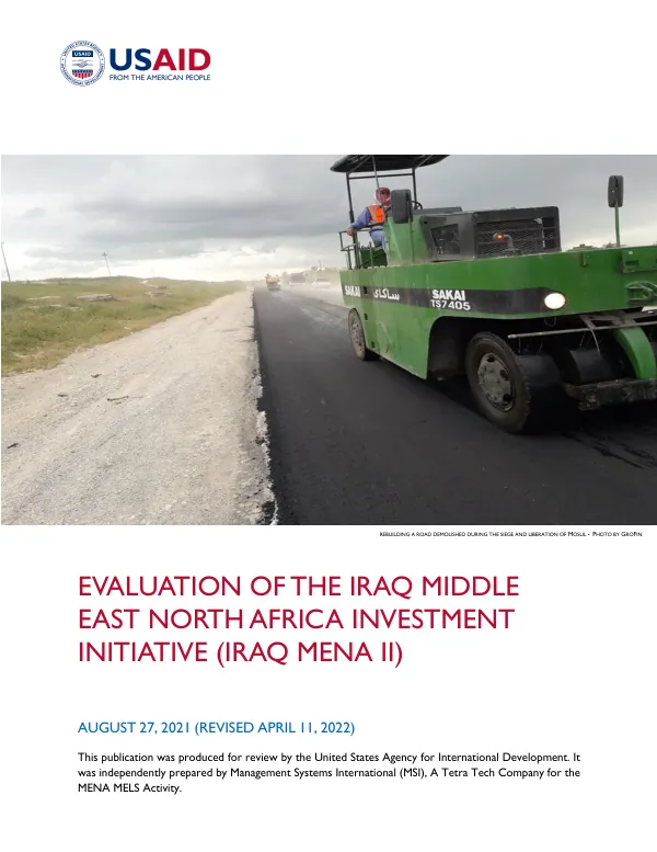 Iraq MENA II Evaluation Report