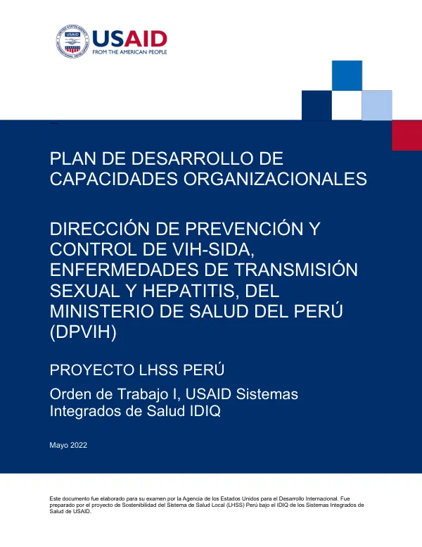 Plan de Desarrollo de Capacidades Organizacionales
