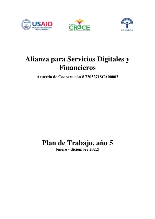Alianza para Servicios Digitales y Financieros