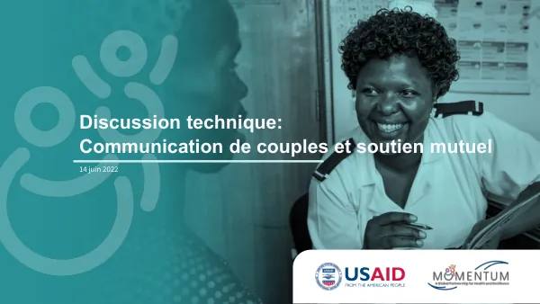 Discussion technique: Communication de couples et soutien mutuel