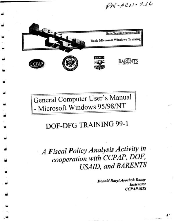 General Computer User's Manual Microsoft Windows 95/98/NT