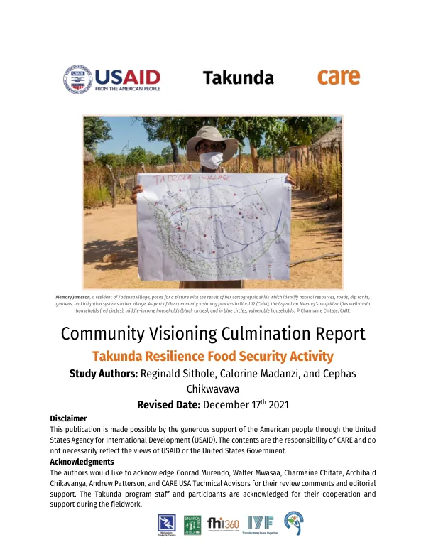 Community Visioning Culmination Report
