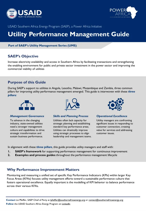 Utility Performance Management Guide