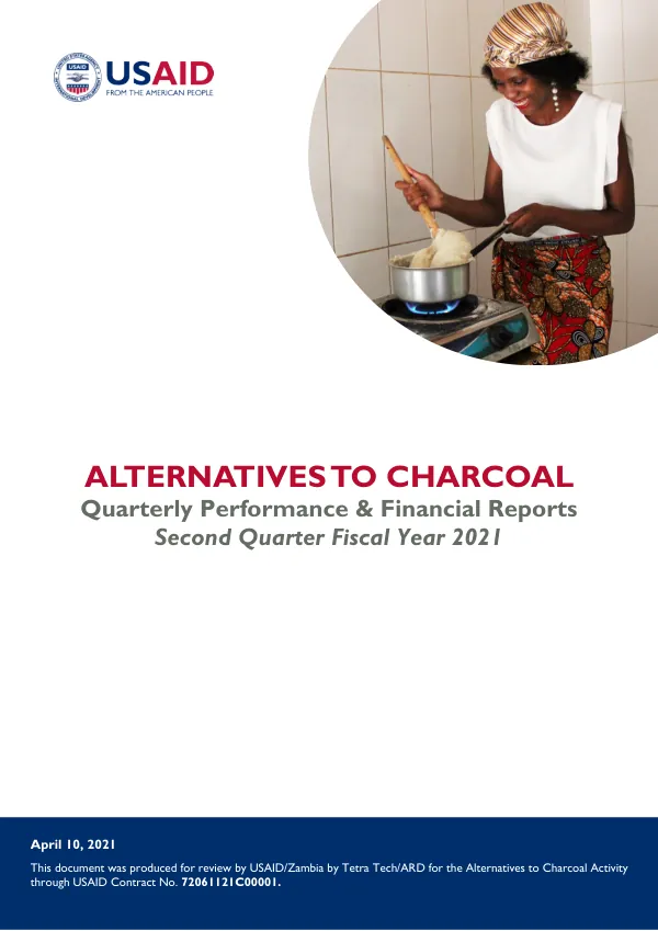 Alternatives to Charcoal Quarterly Performance and Financial Reports, FY21, Q2