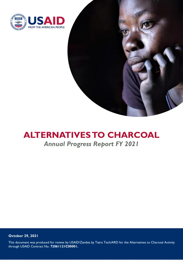 Alternative to Charcoal Annual Progress Report FY 2021