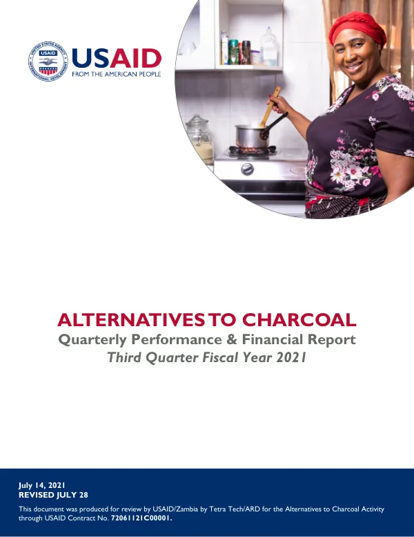 Zambia Alternatives to Charcoal FY21 Q3 Quarterly Report