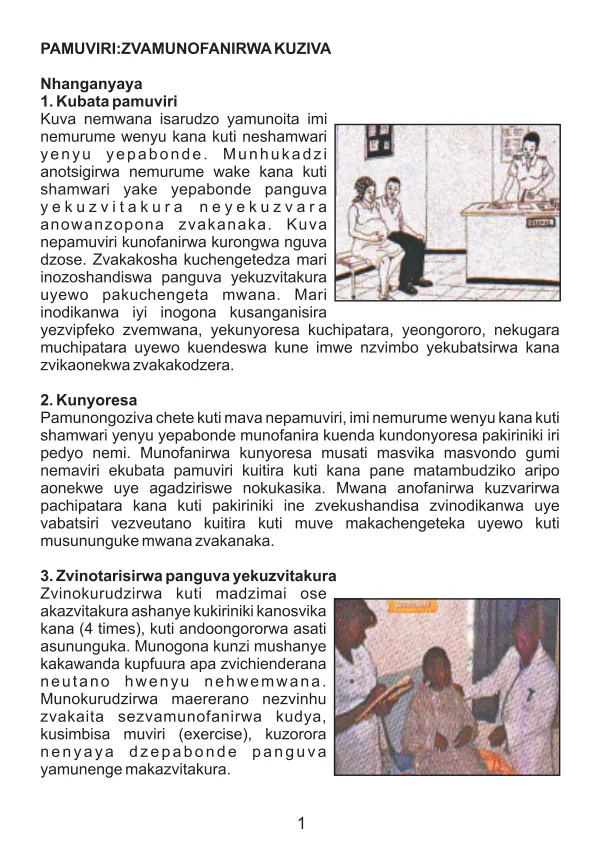 What you should know about malaria in preganancy (Shona) (Zvamunofanira kuziva pamusoro pechirwere cheMalaria kana muchinge makazvitakura)