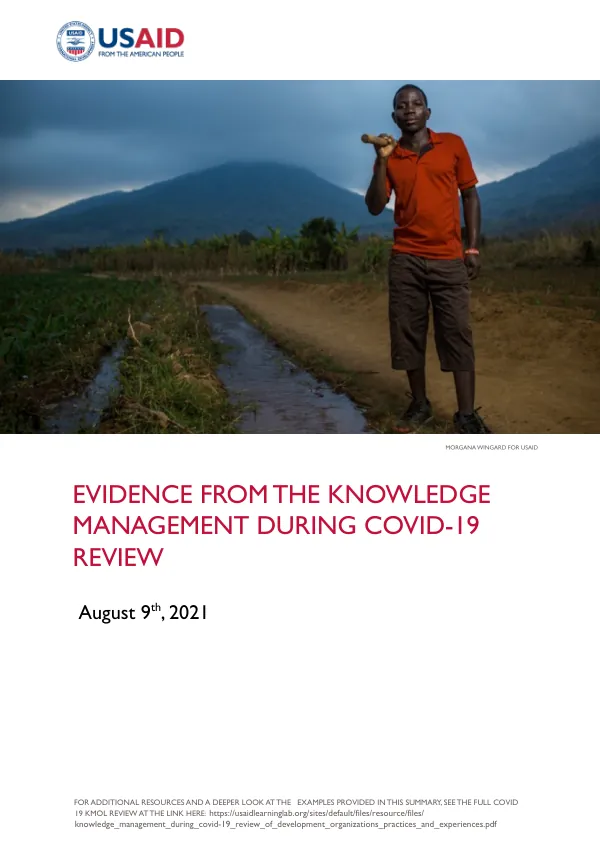 COVID-19 KMOL Review Summary