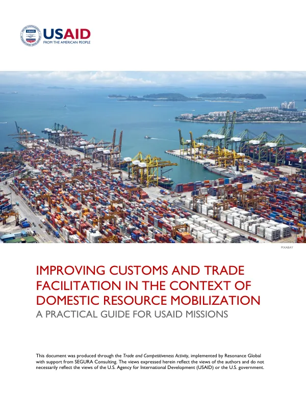 Improving Customs and Trade Facilitation in the Context of Domestic Resource Mobilization
