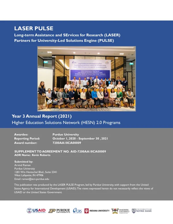 LASER Year 3 Annual Report 2021
