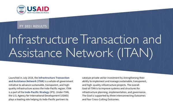 FY 2021 Results: Infrastructure Transaction and Assistance Network
