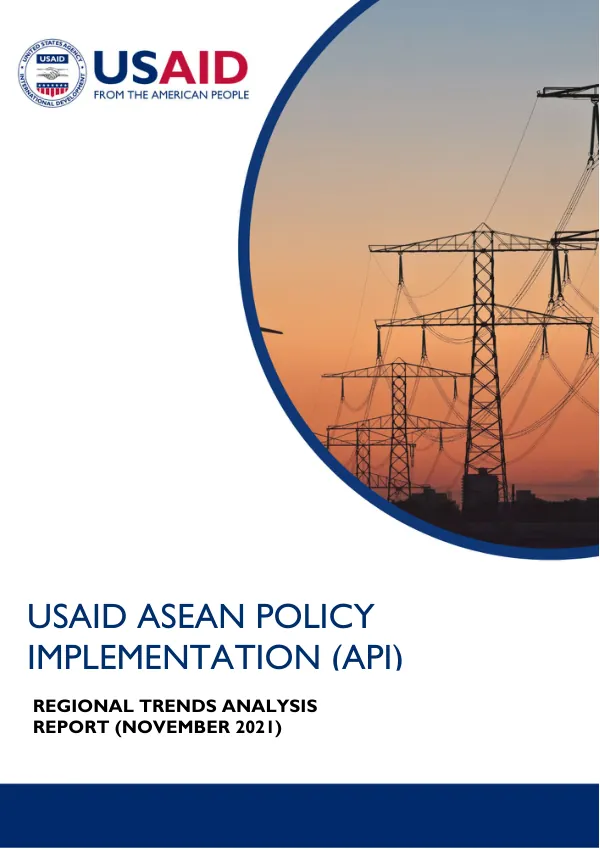 USAID ASEAN Policy Implementation (API) Regional Trends Analysis Report