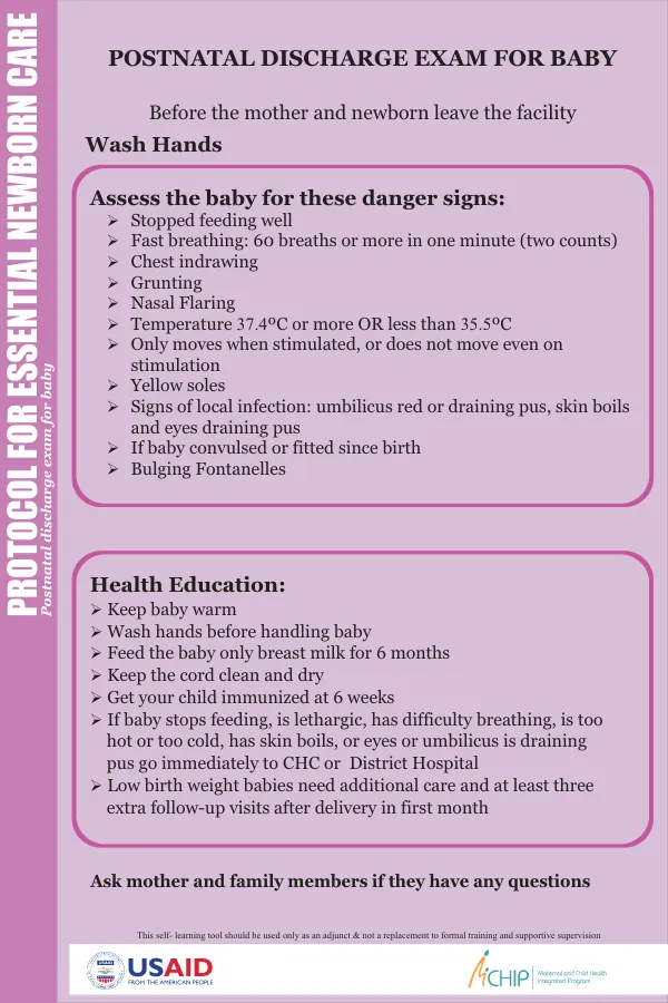 Protocol for Essential Newborn Care