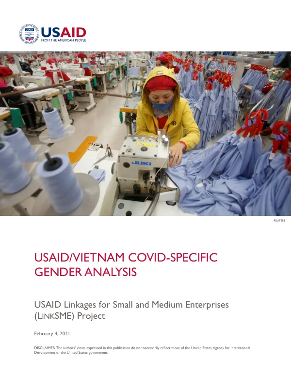 USAID/Vietnam COVID-Specific Gender Analysis