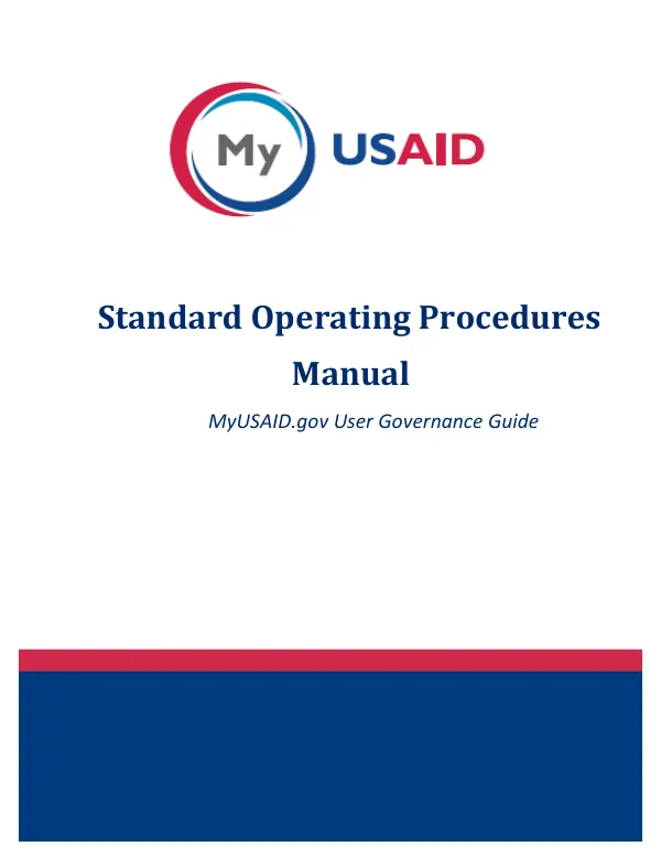 MyUSAID.gov User Governance Guide