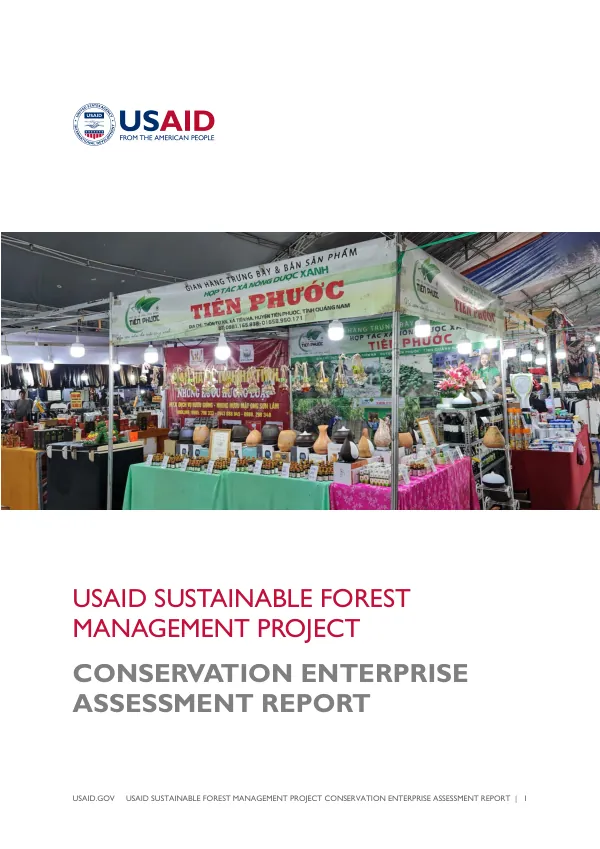 USAID Sustainable Forest Management Project Conservation Enterprise Assessment Report