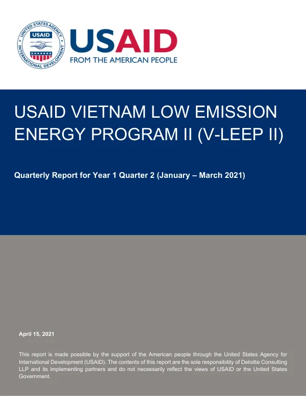 USAID VIETNAM LOW EMISSION ENERGY PROGRAM II (V-LEEP II)