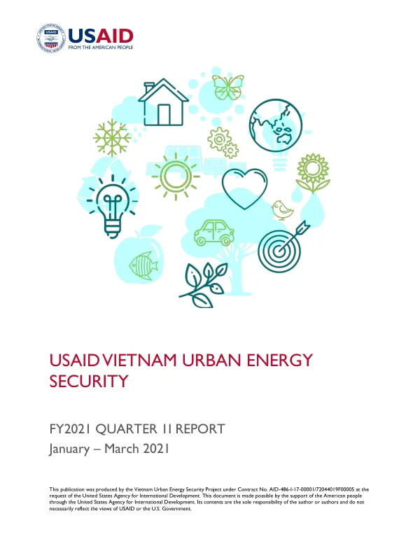 FY2021 QUARTER II REPORT: USAID Vietnam Urban Energy Security