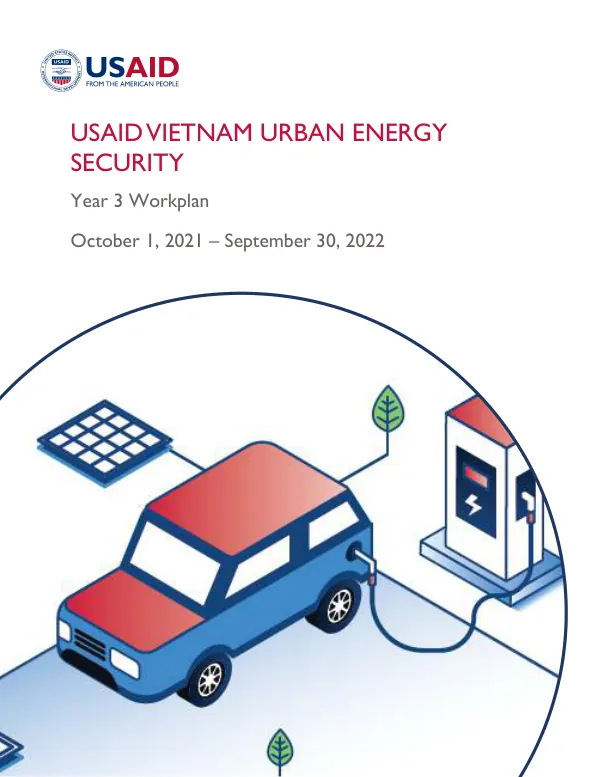 Vietnam Urban Energy Security Year 3 Workplan