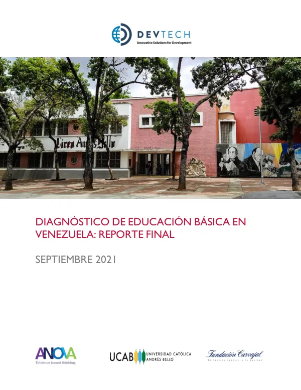 Diagnóstico de Educación Básica en Venezuela: Reporte Final