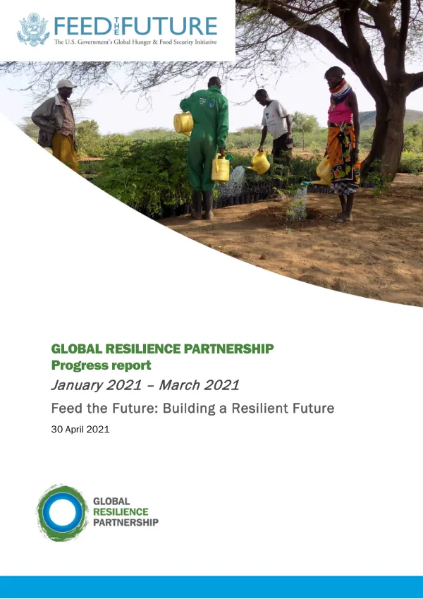 Global Resilience Partnership Progress Report January 2021 – March 2021