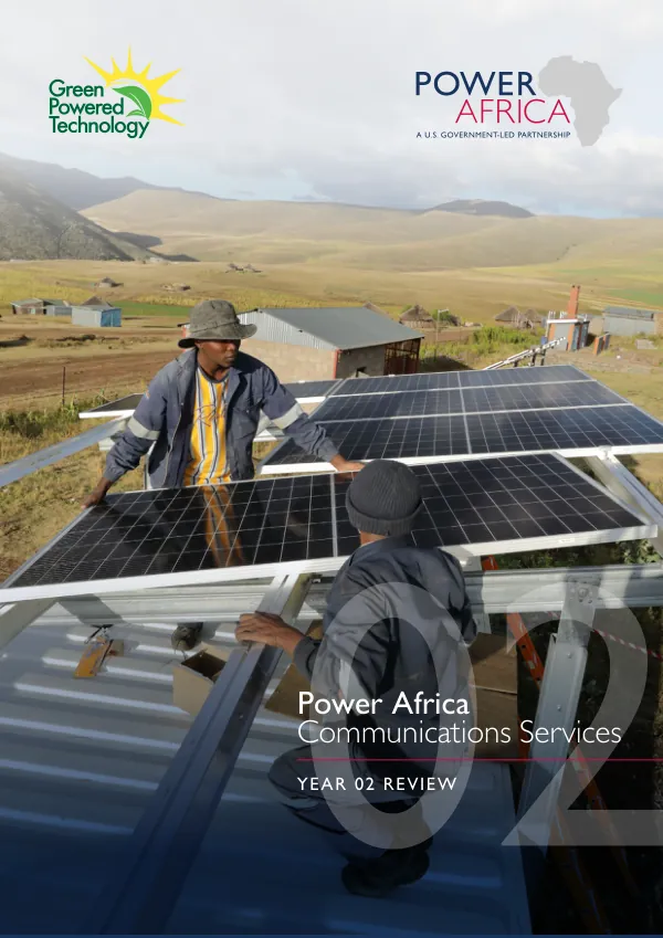 Power Africa Communications Services YEAR 02 REVIEW