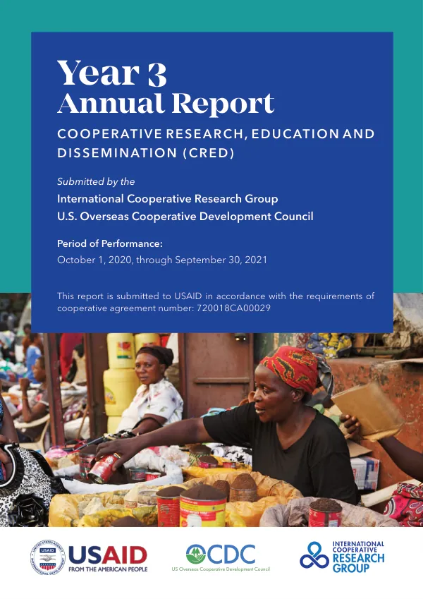 CRED Year 3 Annual Report
