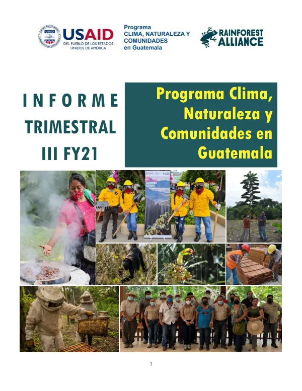 Primer Informe Trimestral Extensivo CNCG [2021-2023] III Trimestre del año fiscal 2021