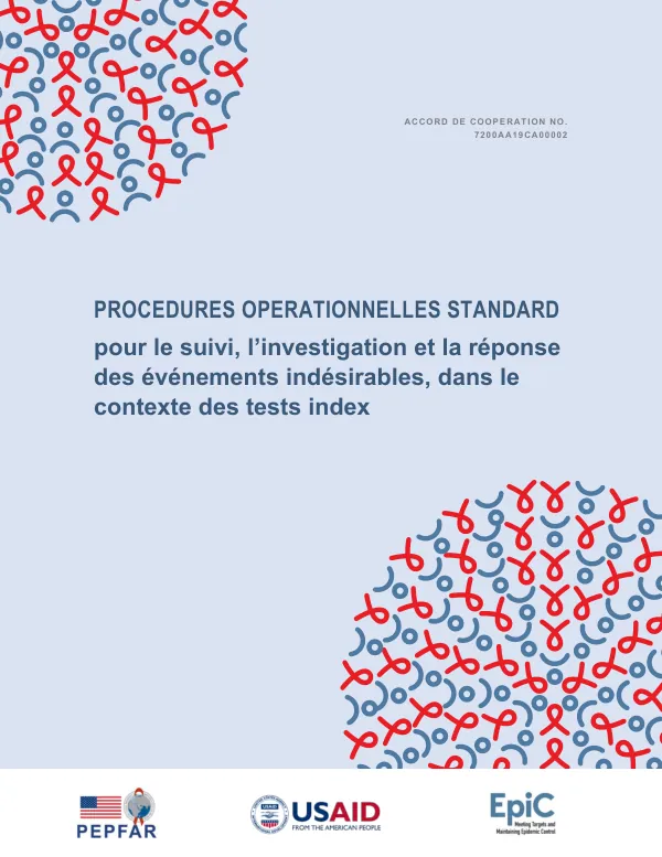 Procédure opérationnelle standard pour le suivi, l'investigation et la réponse des événements indésirables dans le contexte des tests index