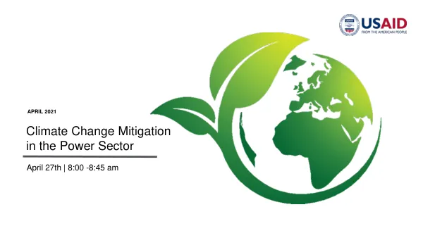 Climate Change Mitigation in the Power Sector