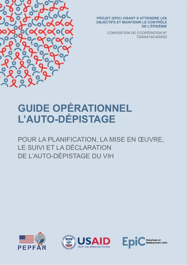 Guide opérationnel de l'auto-dépistage du VIH (ADVIH)