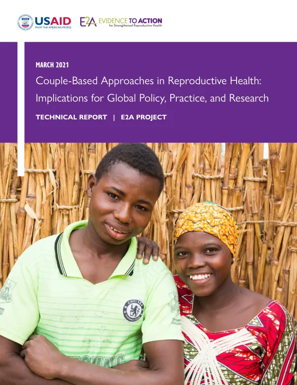 Couple-Based Approaches in Reproductive Health: Implications for Global Policy, Practice, and Research