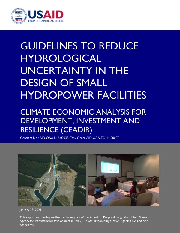 Guidelines to Reduce Hydrological Uncertainty in the Design of Small Hydropower Facilities