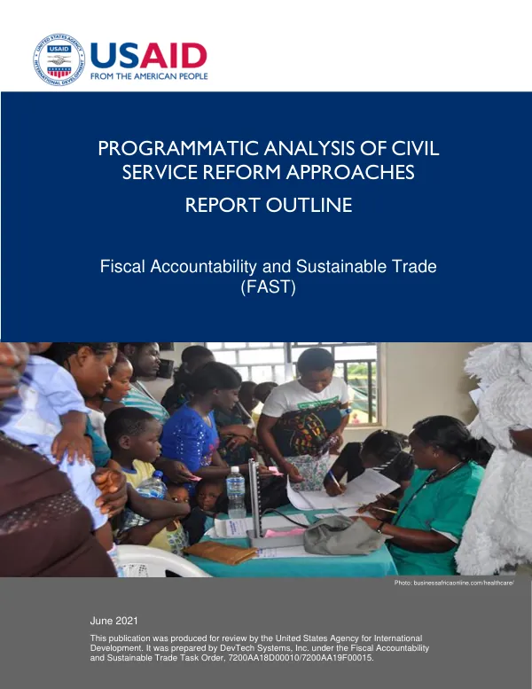 Programmatic Analysis of Civil Service Reform Approaches