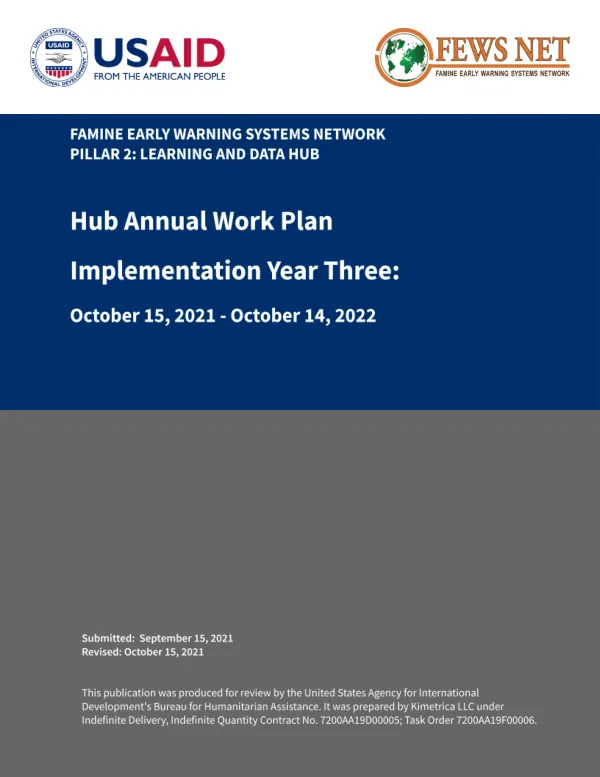 Hub Annual Work Plan IY3