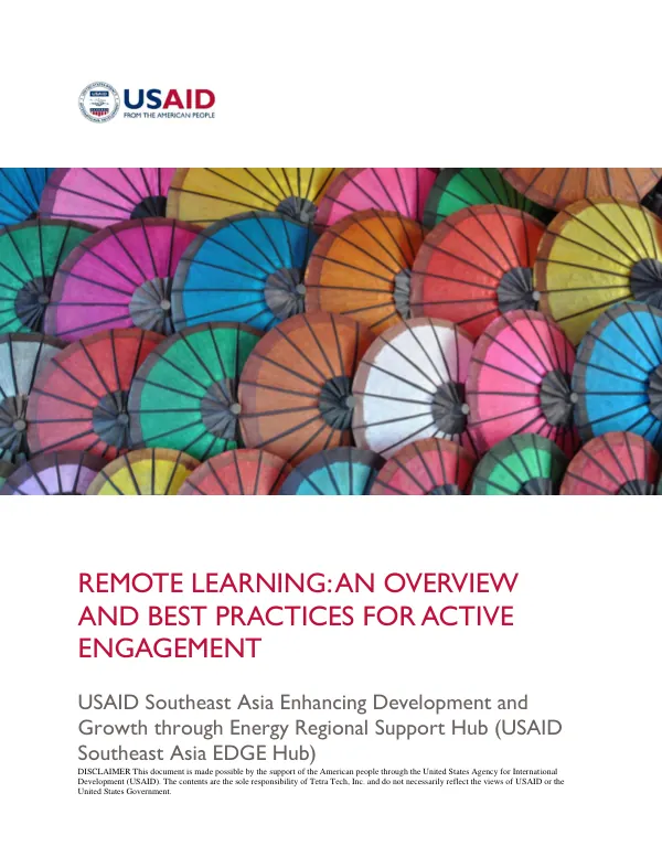 Remote Learning: An Overview and Best Practices for Active Engagement