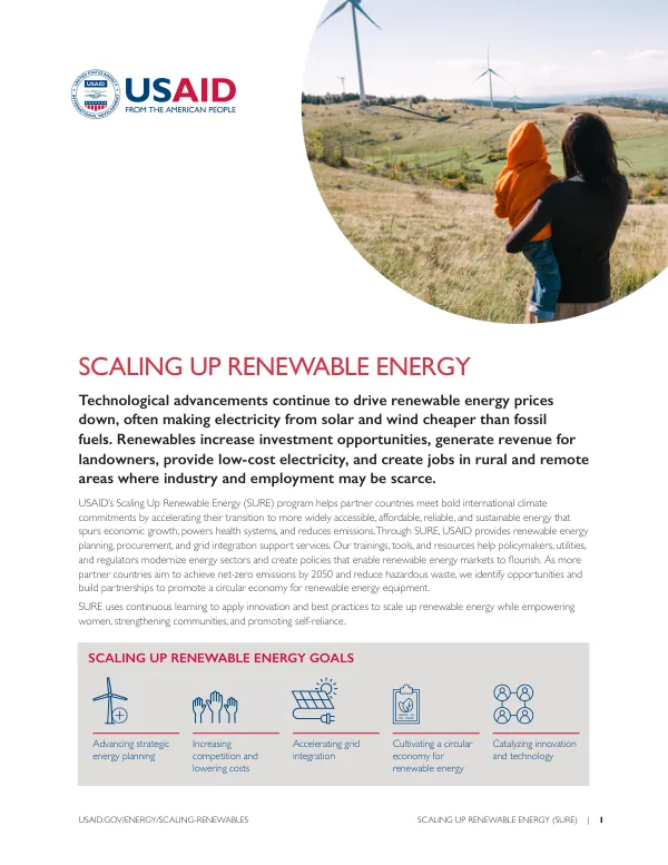 Scaling Up Renewable Energy II Fact Sheet