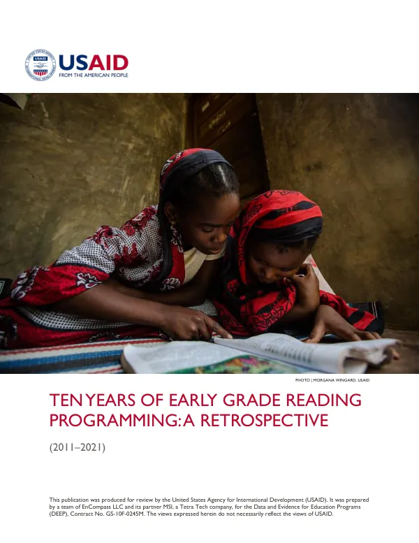 10 Years of Early Grade Reading Programming: A Retrospective (2011–2021)